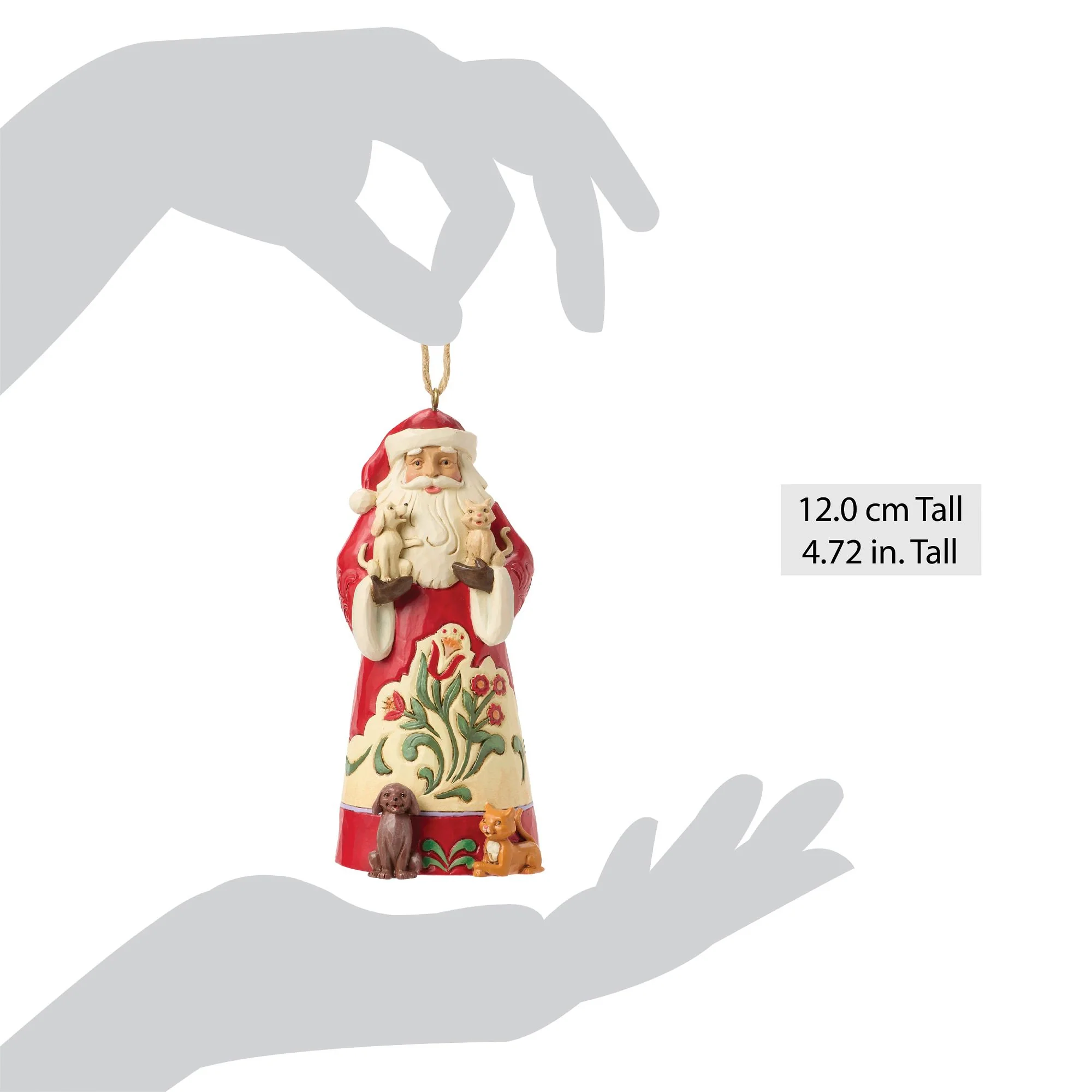 Santa With Pets Ornament - Image 4