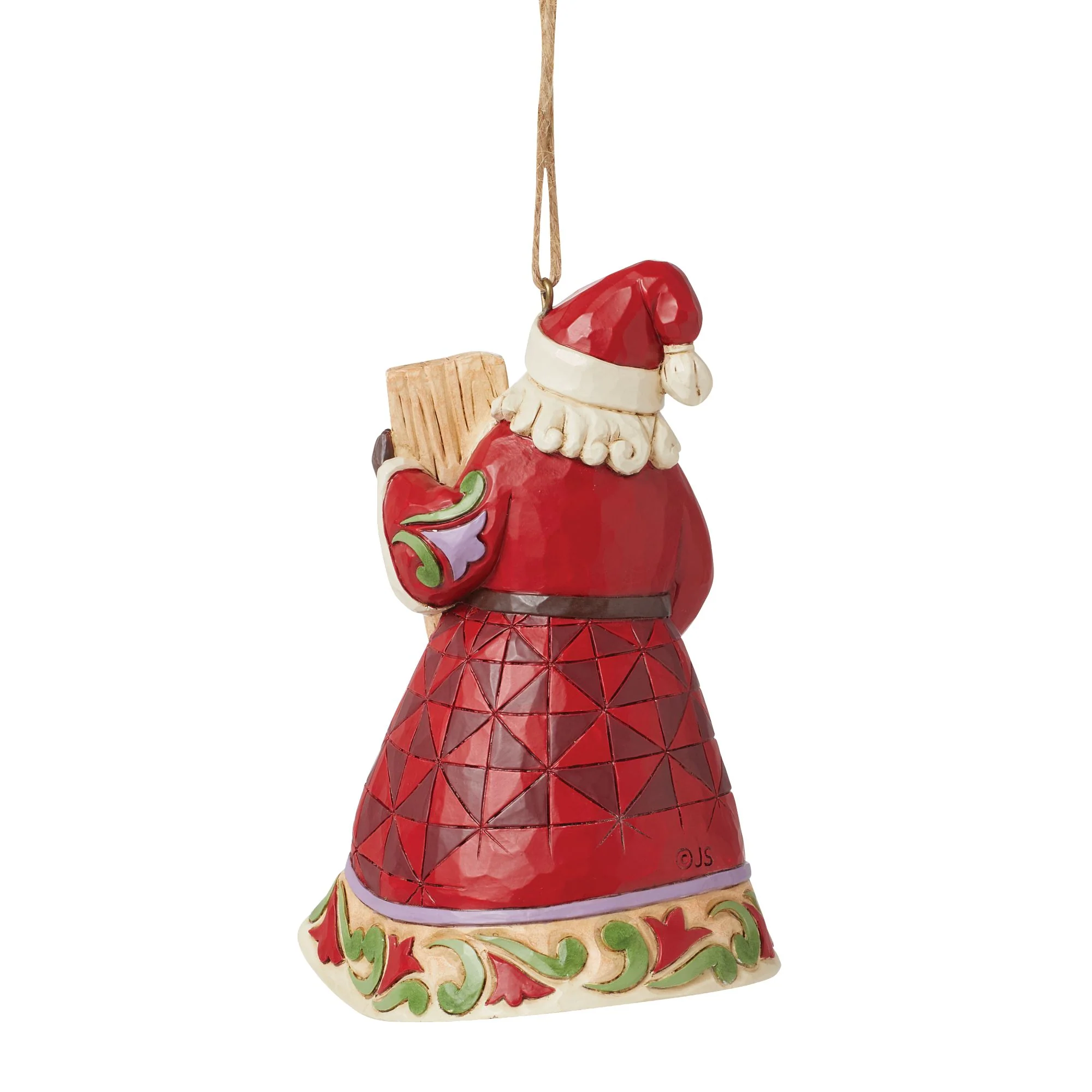 Santa with Porch Board Orn - Image 3