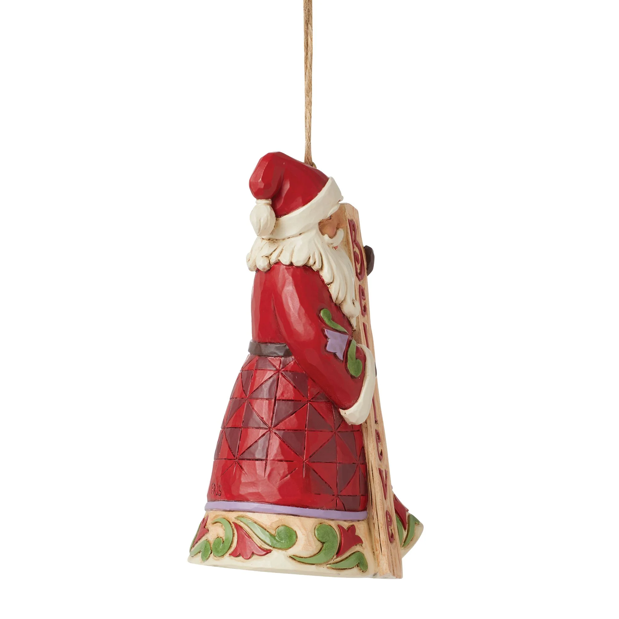 Santa with Porch Board Orn - Image 5