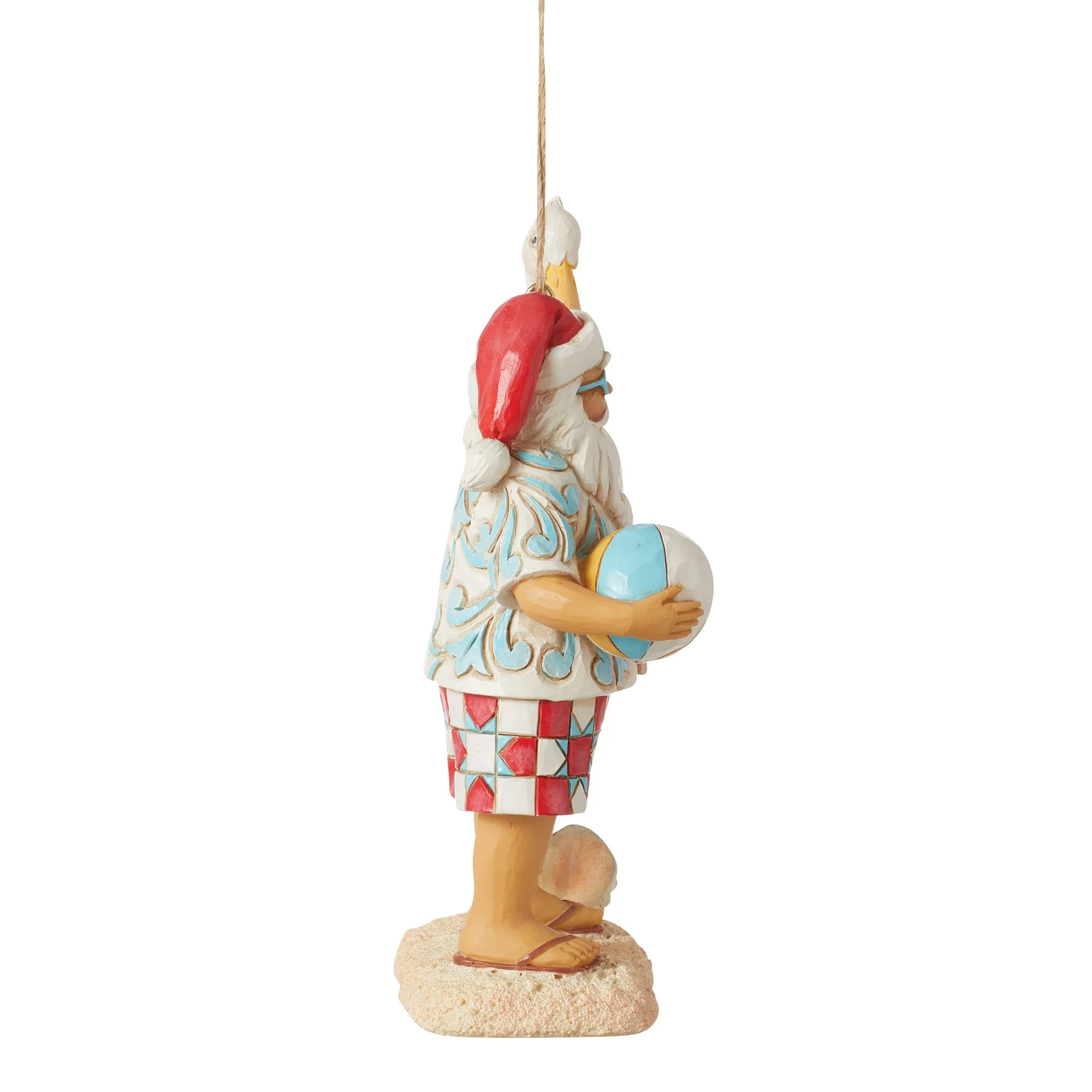 Santa with Sign Ornament - Image 2