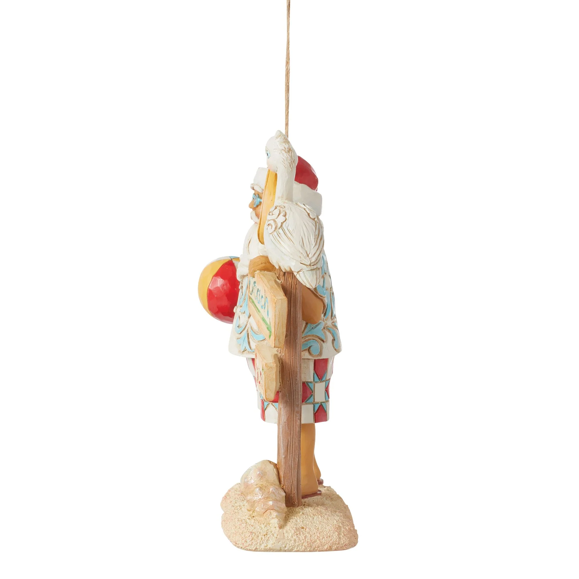 Santa with Sign Ornament - Image 4
