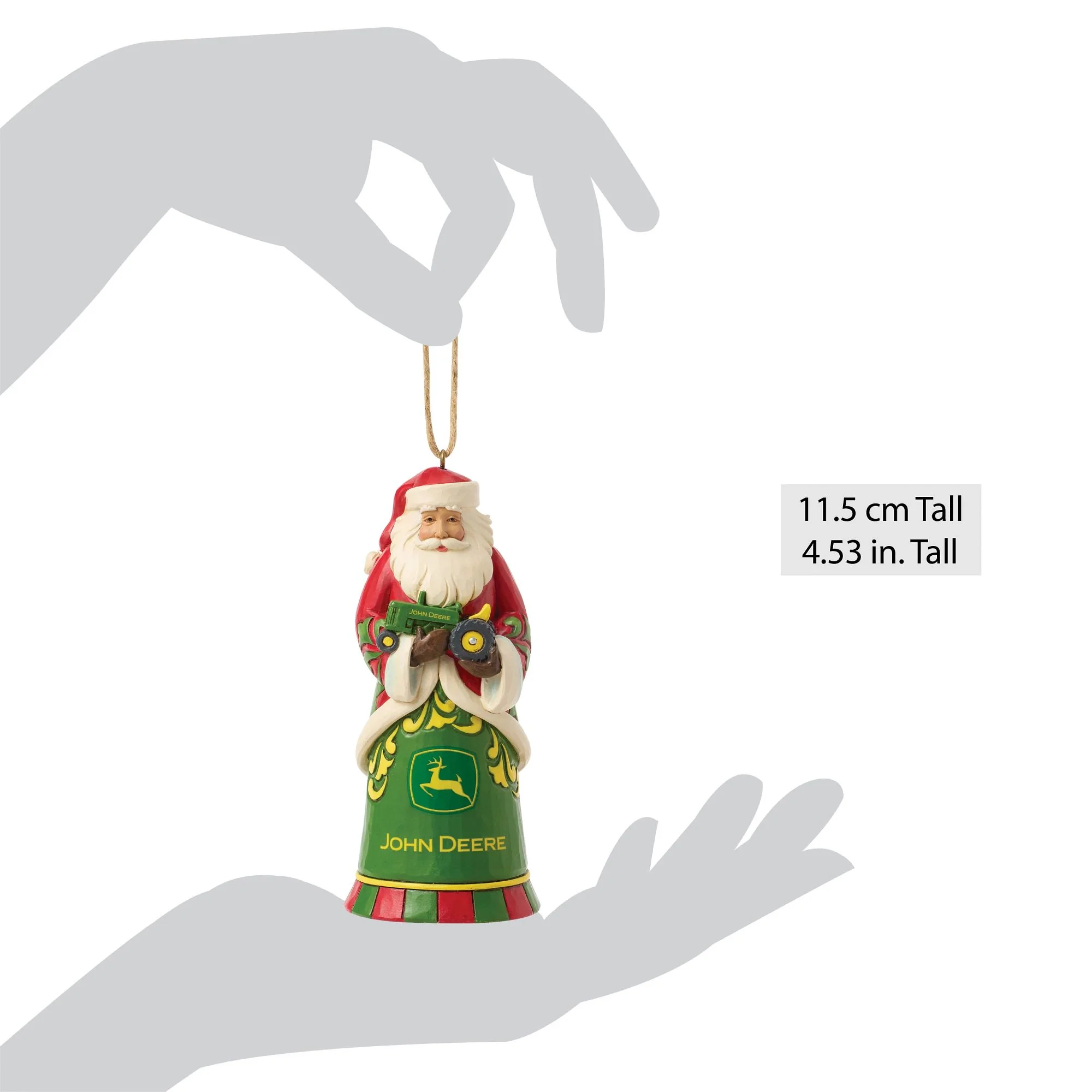 Santa with Tractor Orn - Image 4
