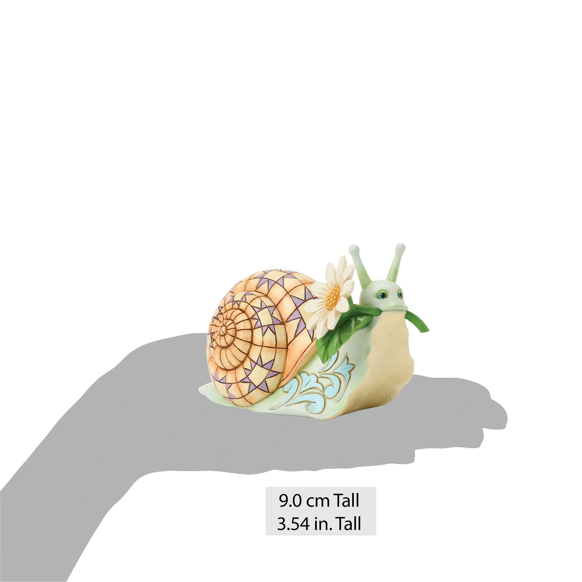 Snail with Daisy Flower Fig - Image 4