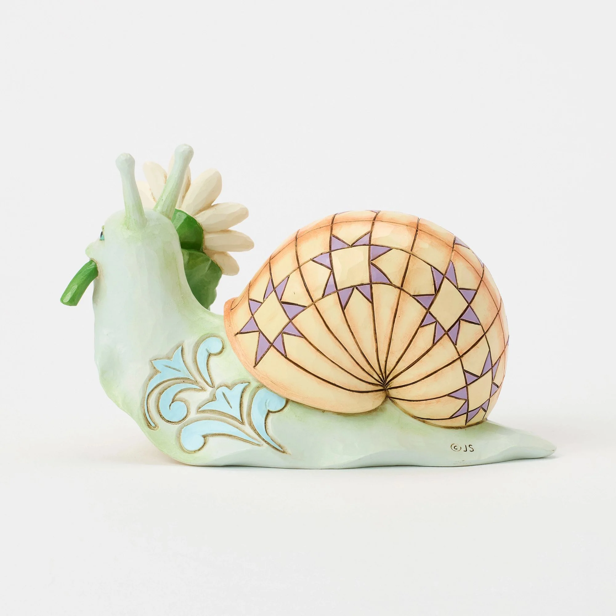 Snail with Daisy Flower Fig - Image 5
