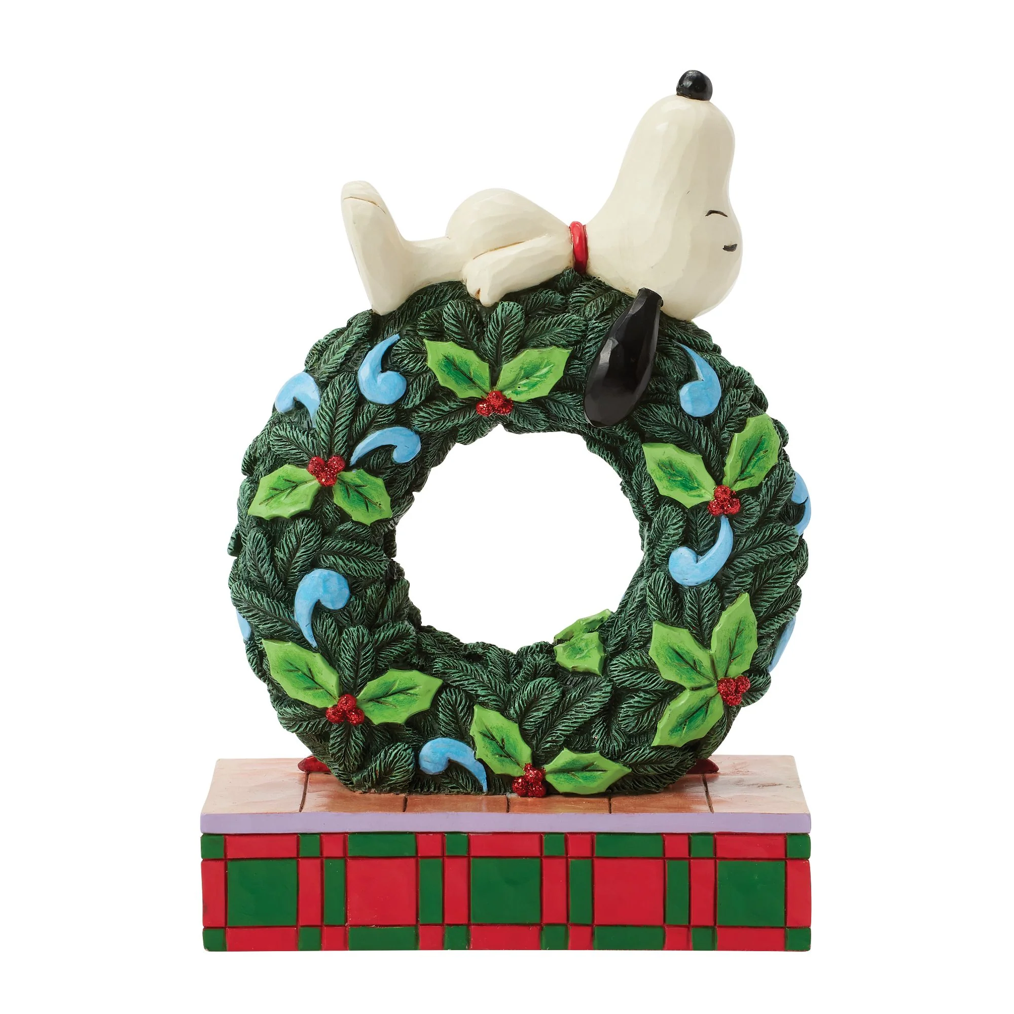 Snoopy Sleeping on LED Wreath - Image 8