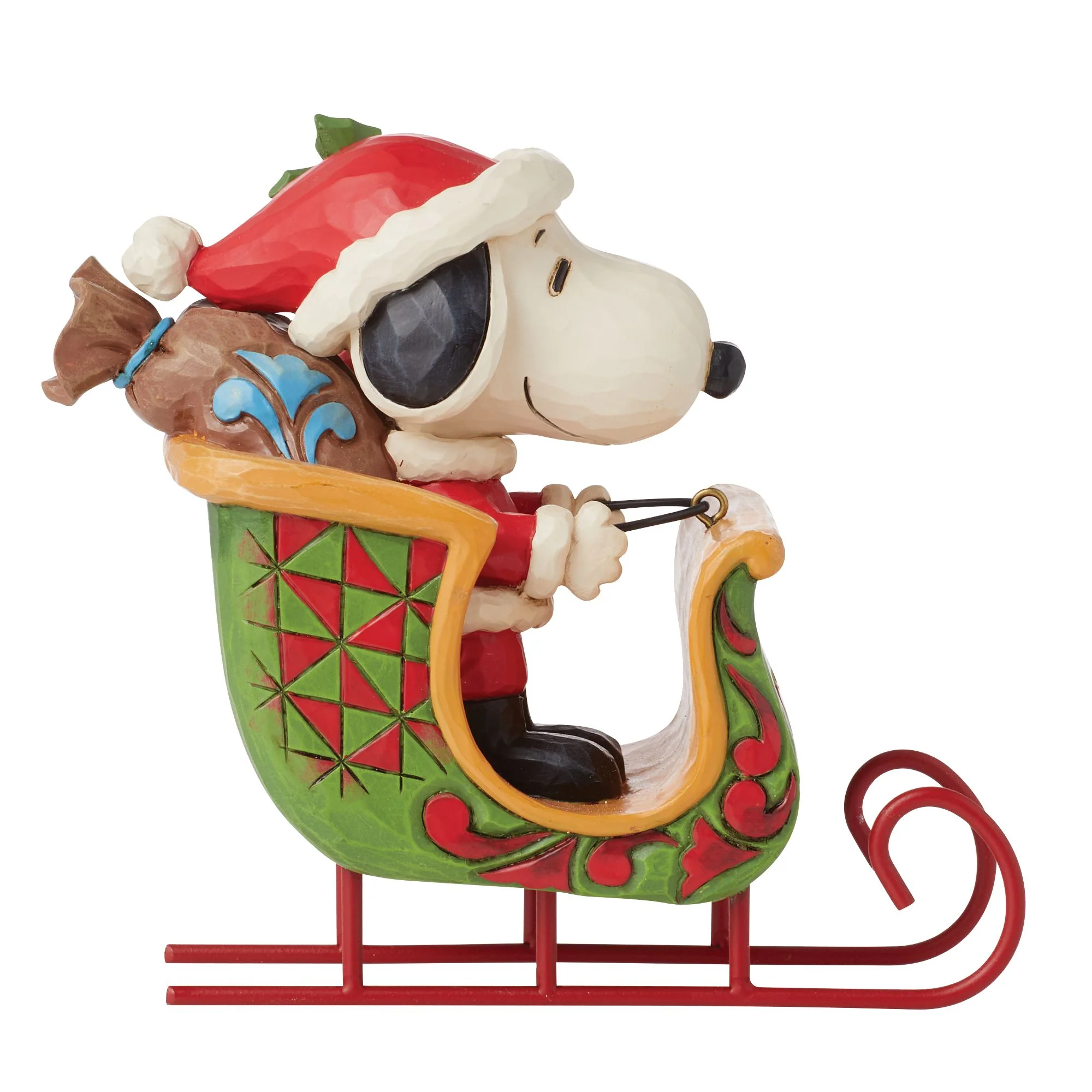 Snoopy & Woodstock in Sleigh - Image 5