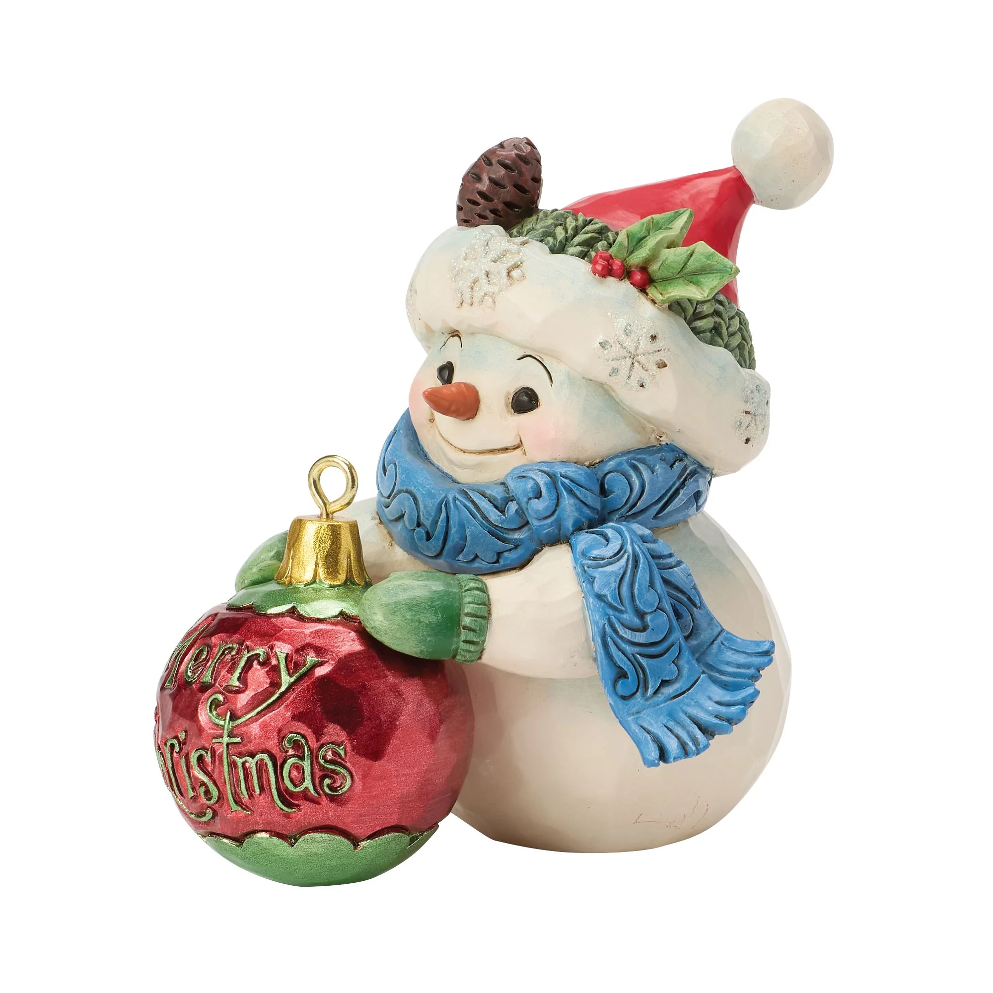 Snowman Ball Ornament Mini - Image 2