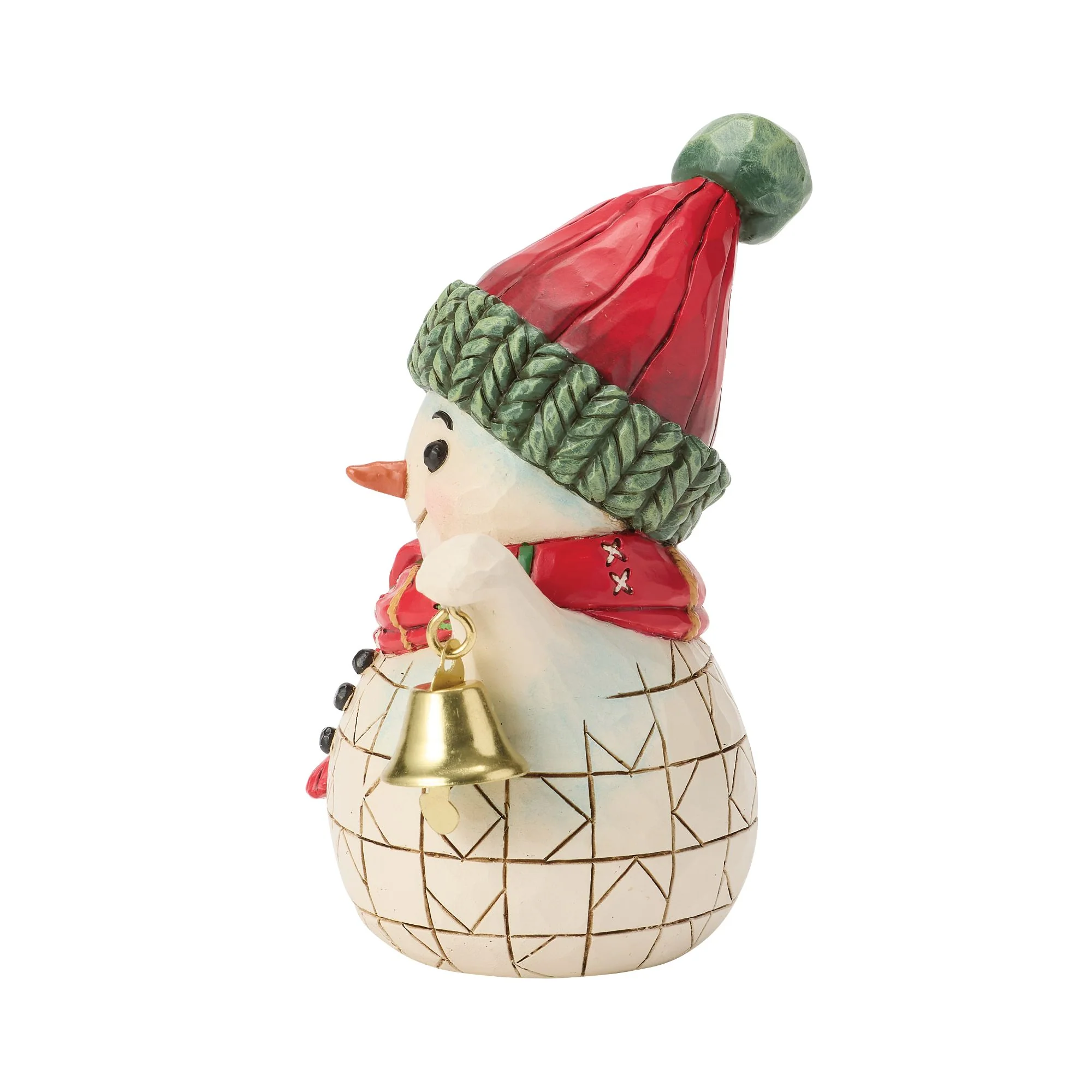 Snowman Holding Bell Mini - Image 2