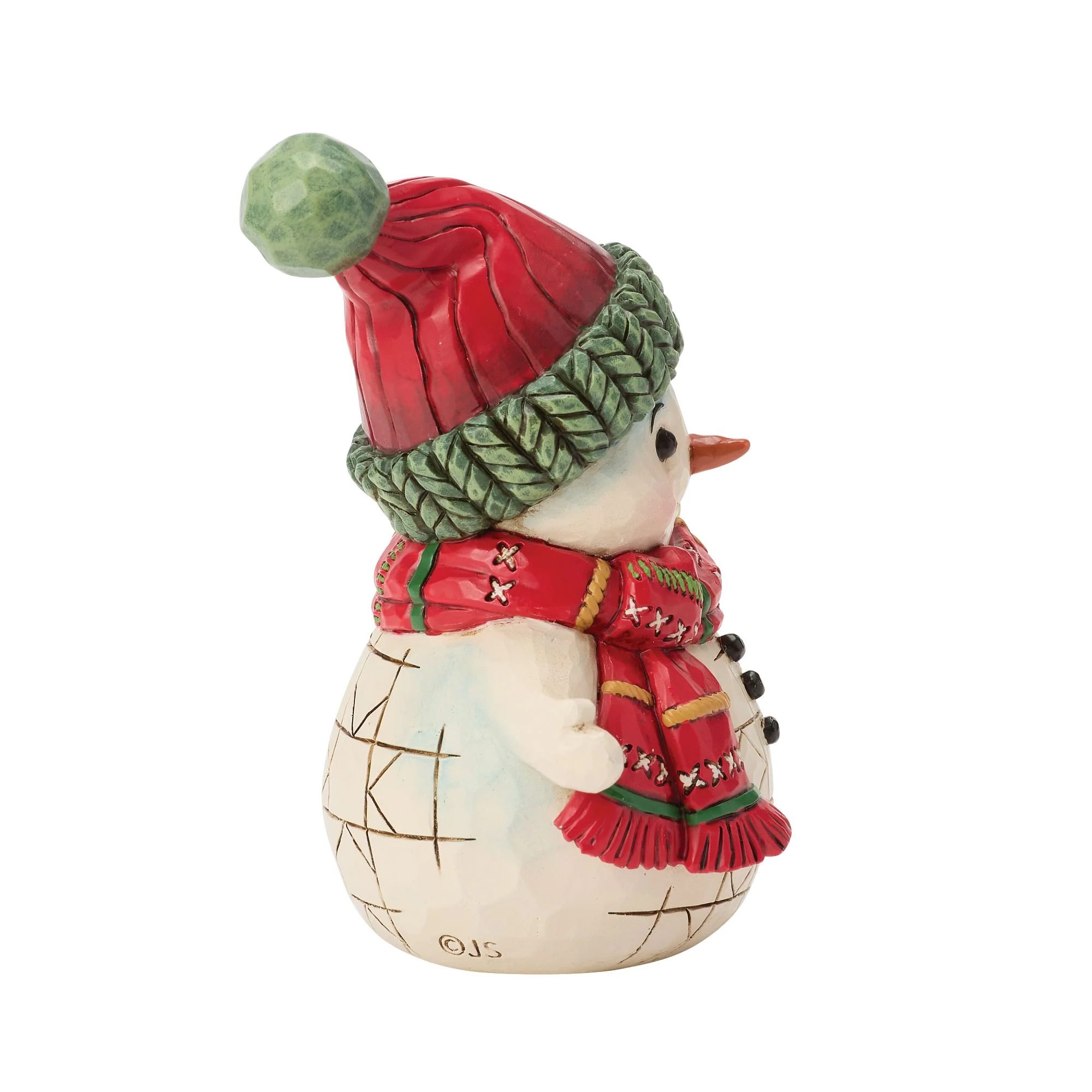 Snowman Holding Bell Mini - Image 4