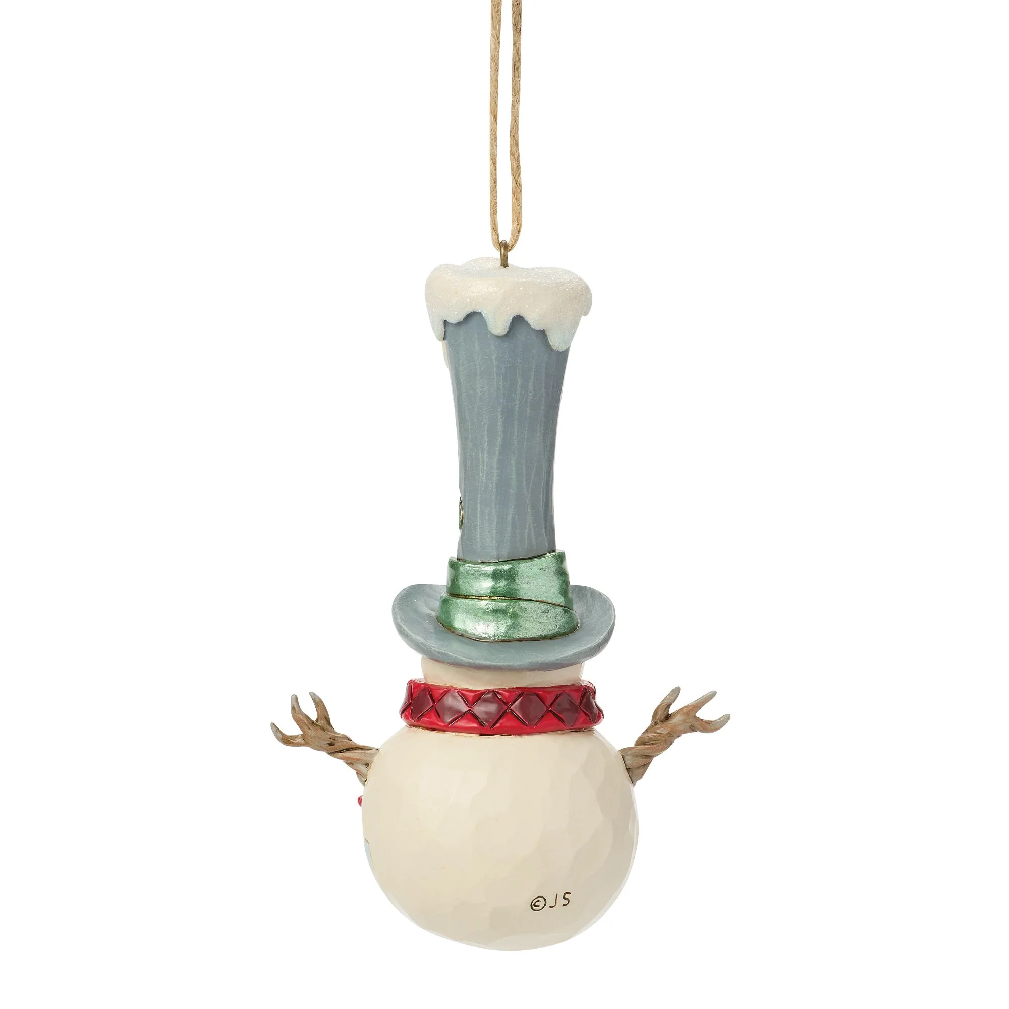 Snowman Tall Top Hat Ornament - Image 3