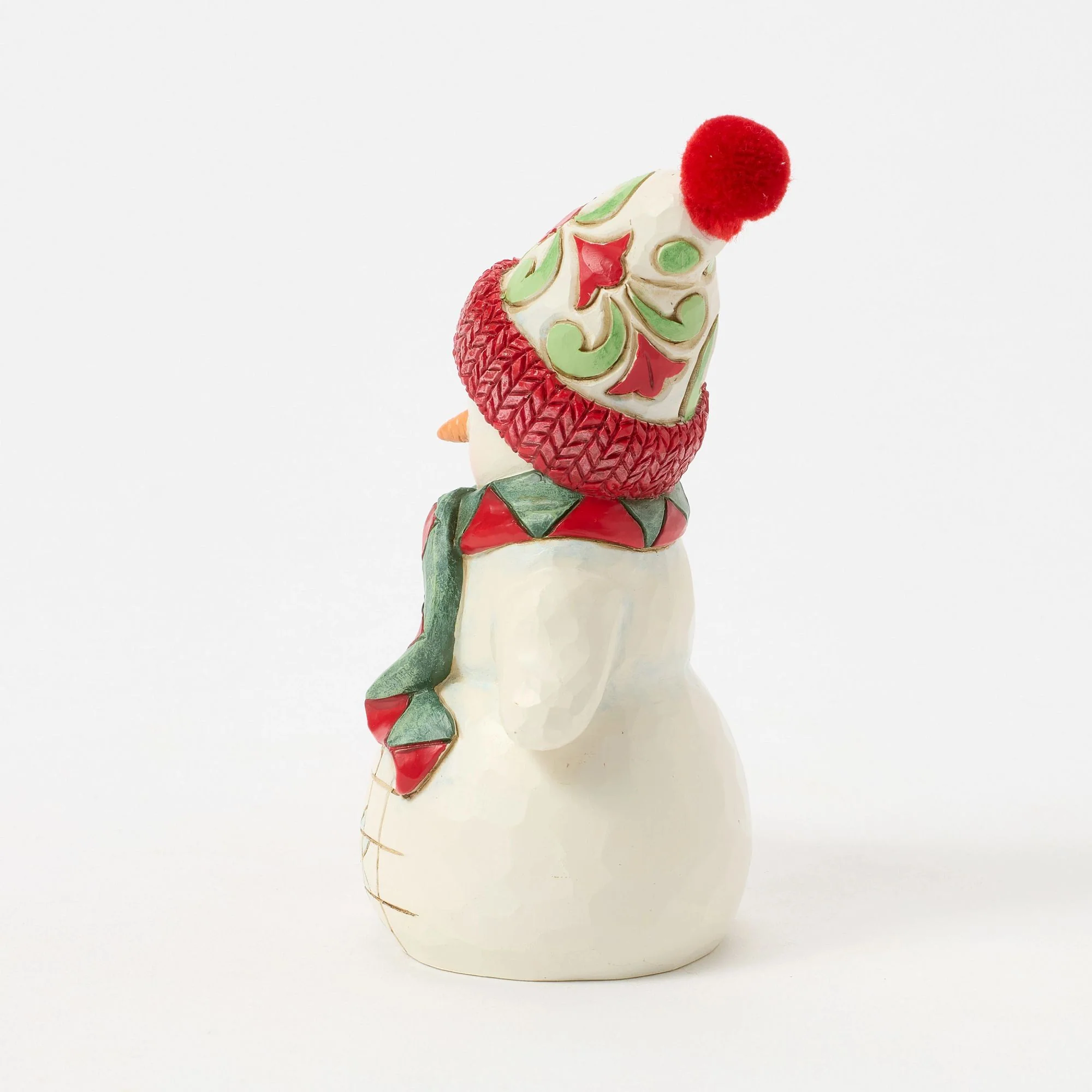 Snowman with Dog & Scarf Pint - Image 2