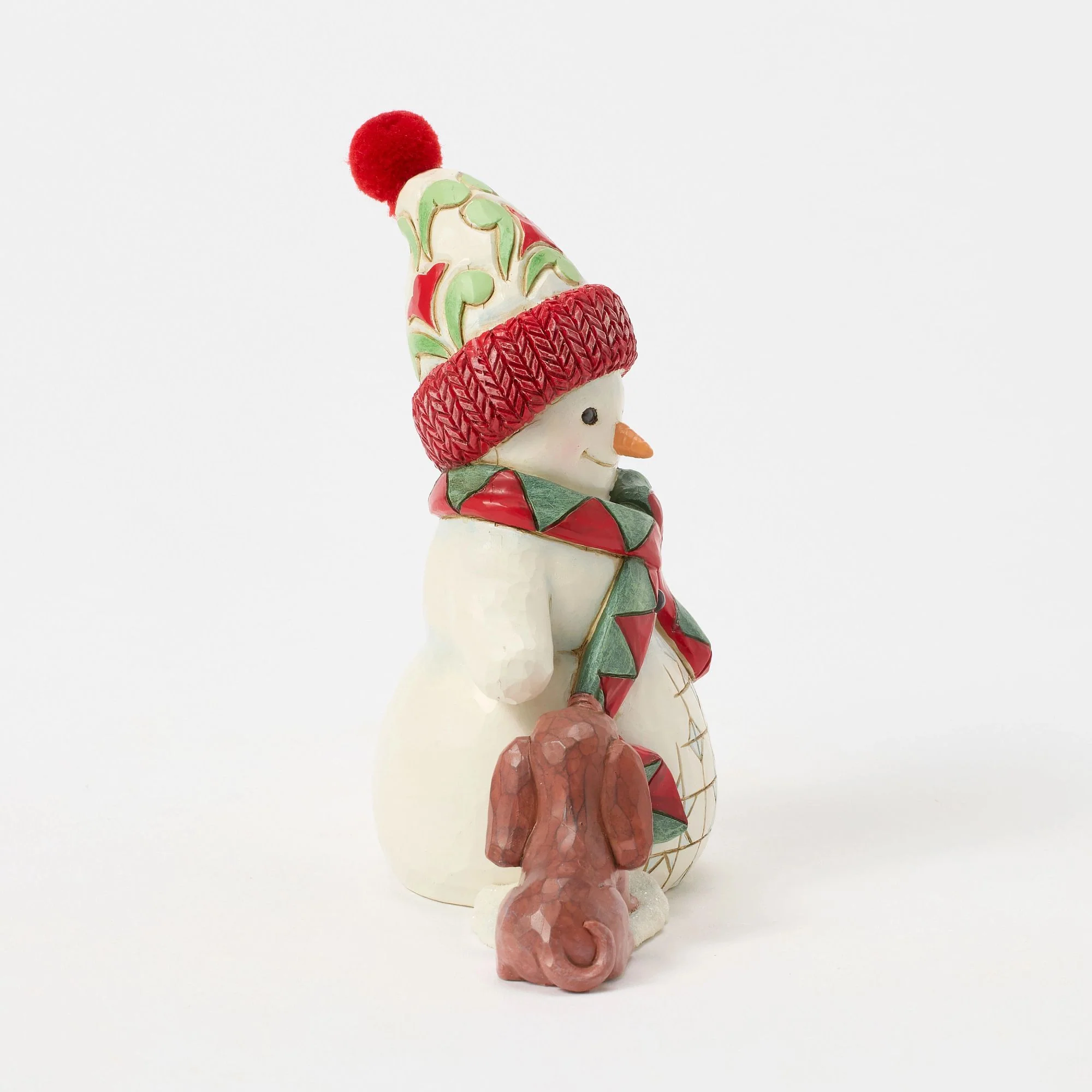 Snowman with Dog & Scarf Pint - Image 5