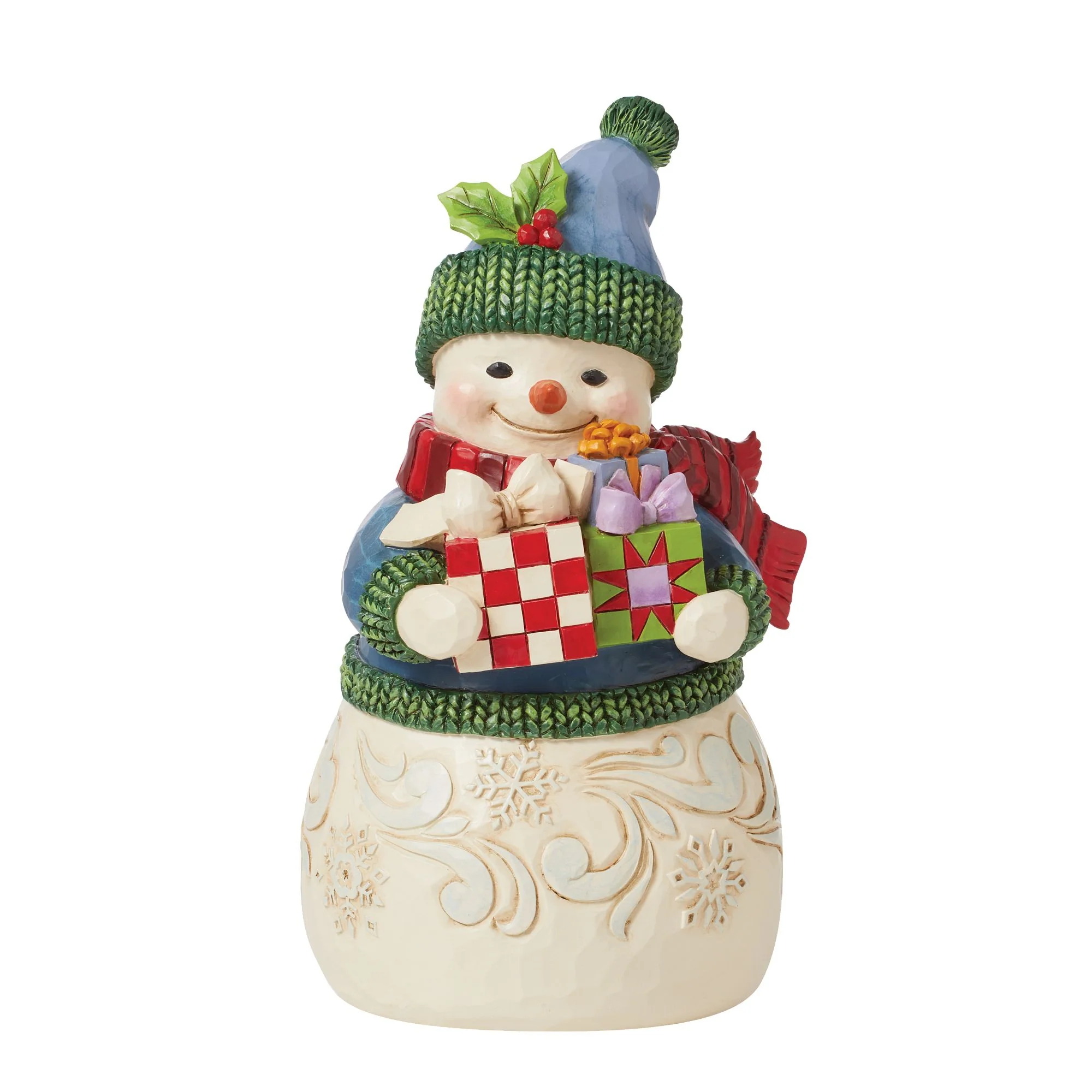 Snowman with Gifts