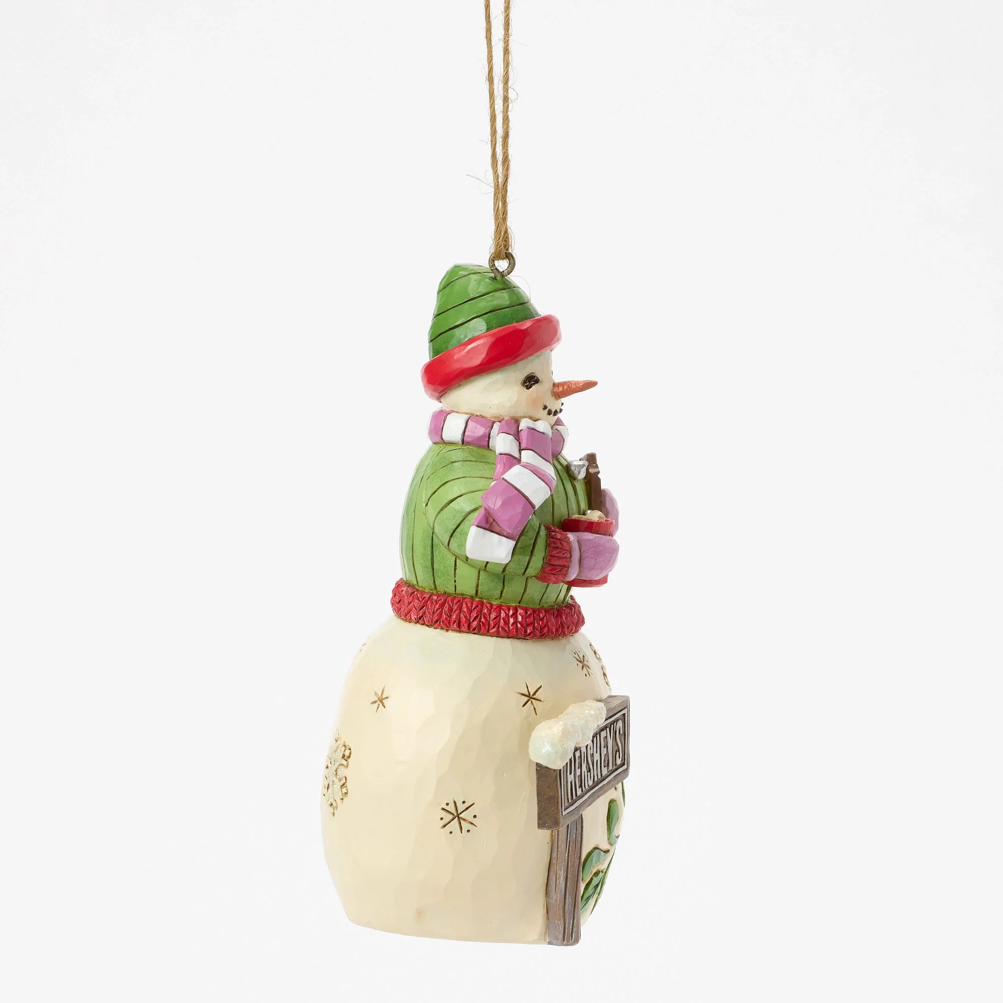 Snowman w Hershey Sign Orn - Image 5