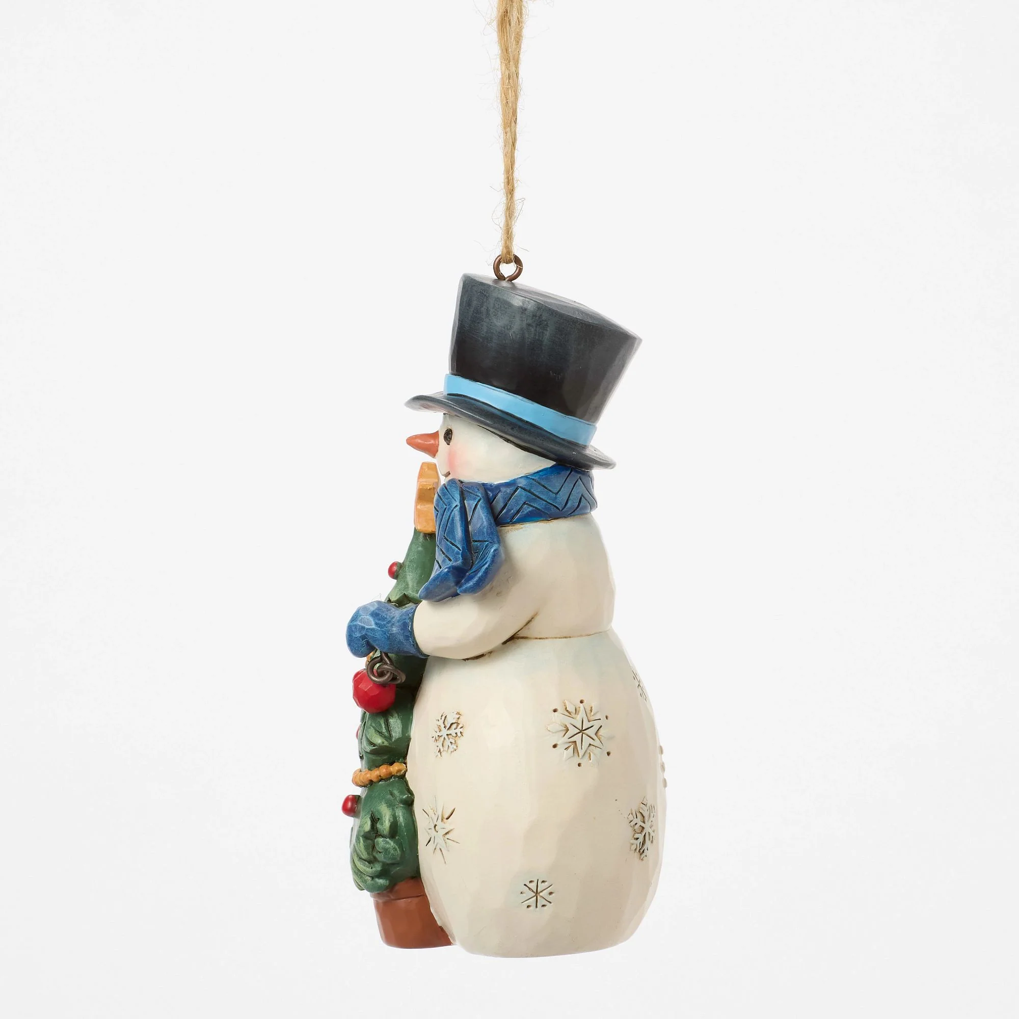 Snowman with Tree Ornament - Image 2
