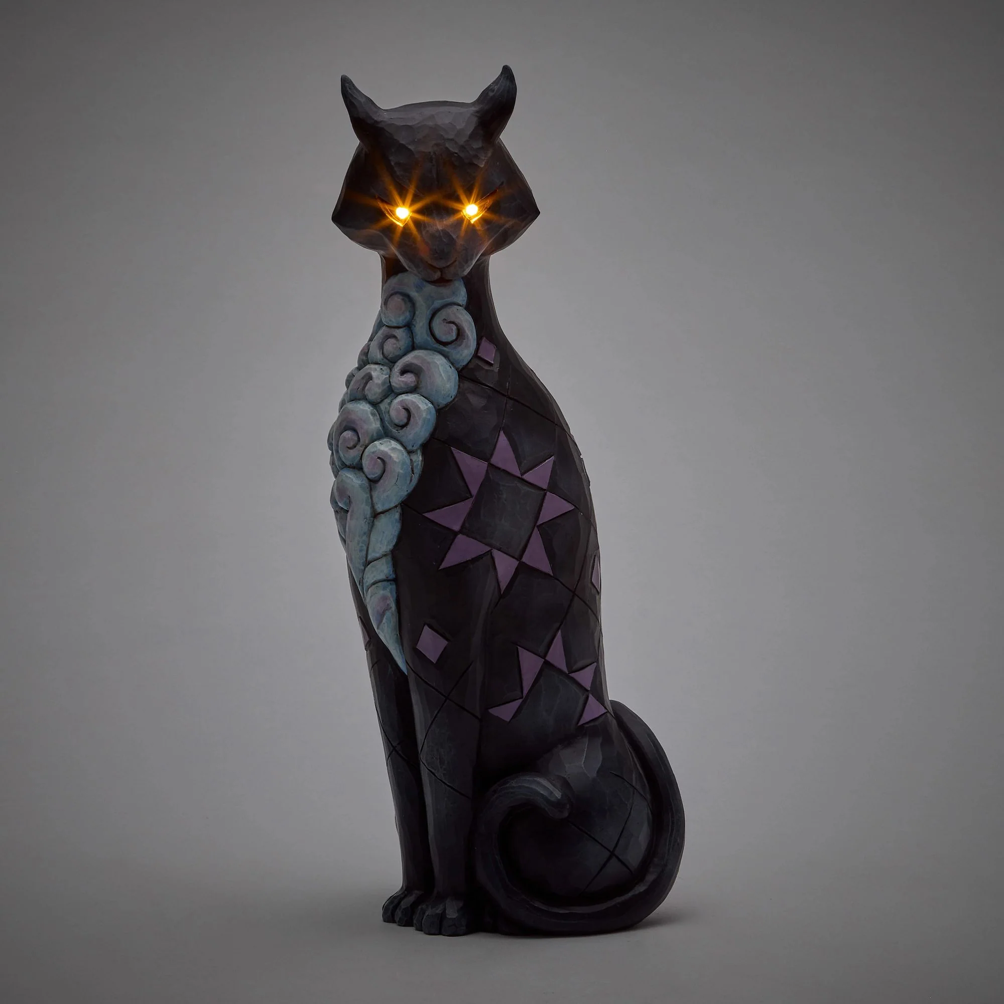 Vintage Cat with LED Glow Eyes - Image 2