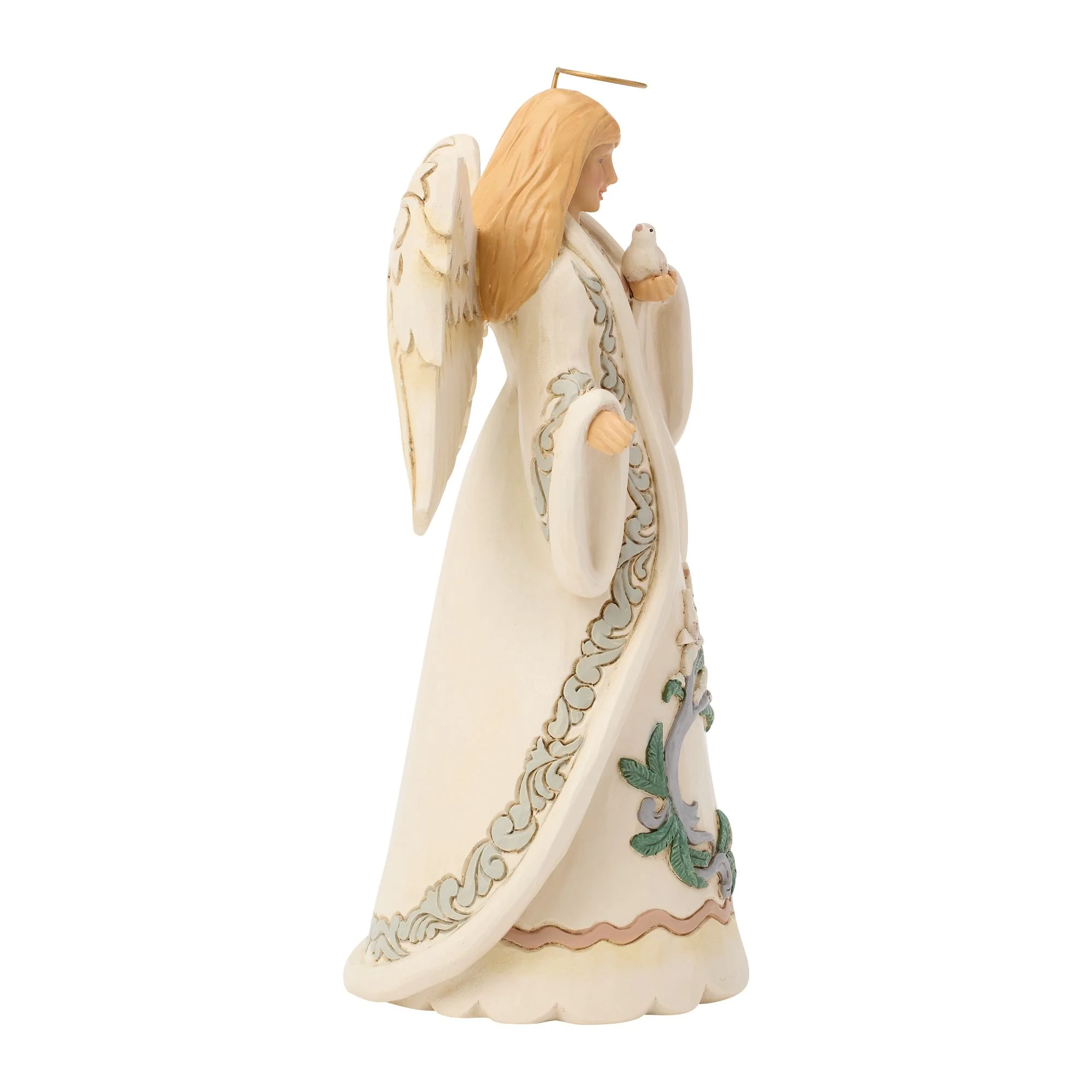 Wdlnd Angel with Dove Figurine - Image 5
