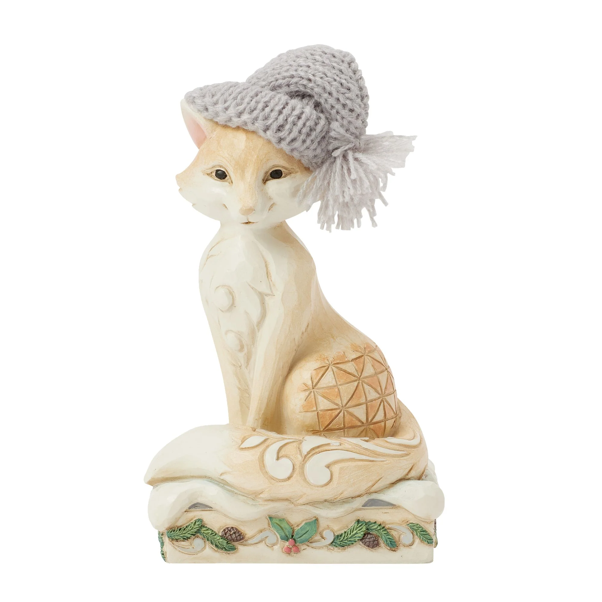 Wdlnd Fox with Knit Hat Fig