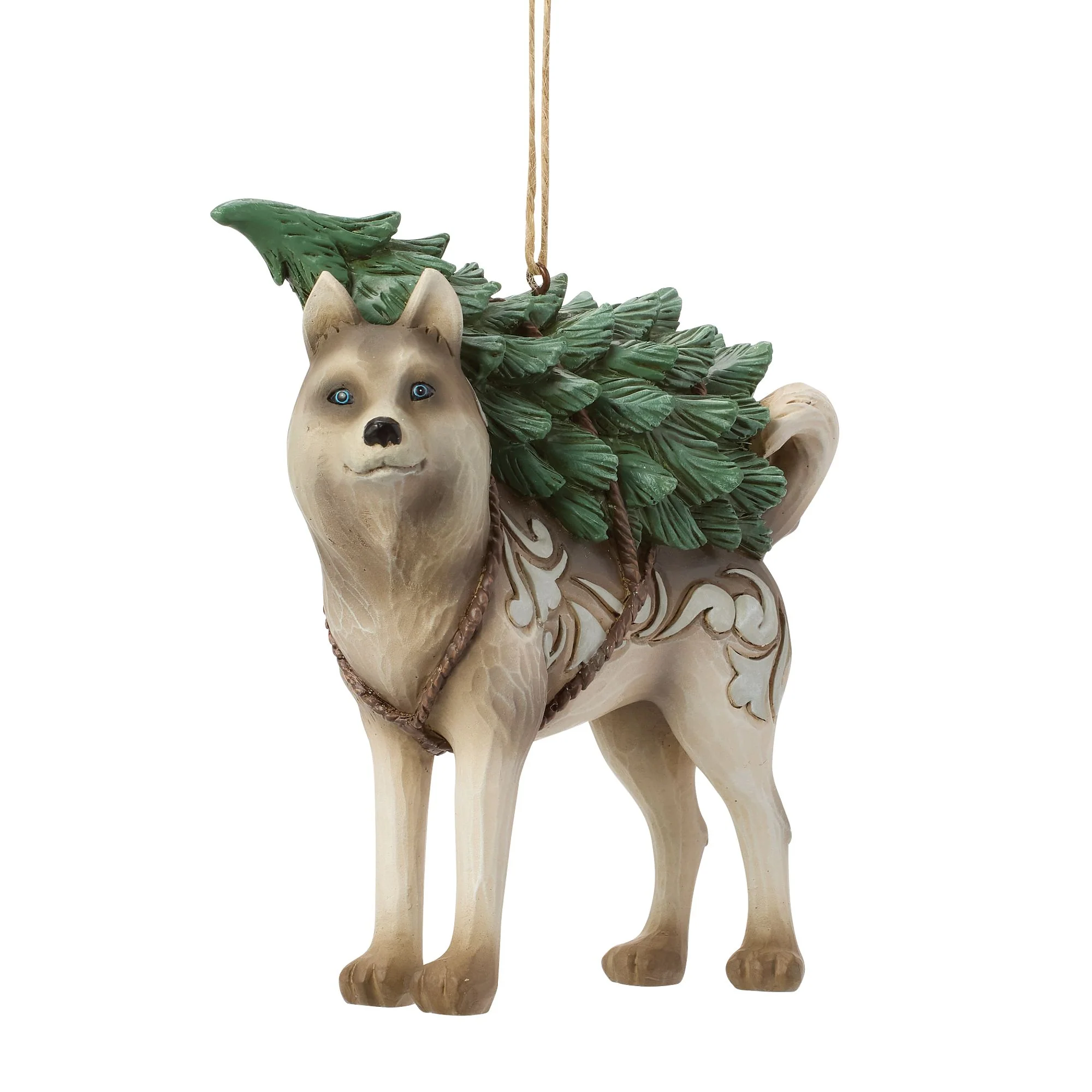Wdlnd Husky with Tree Ornament - Image 2