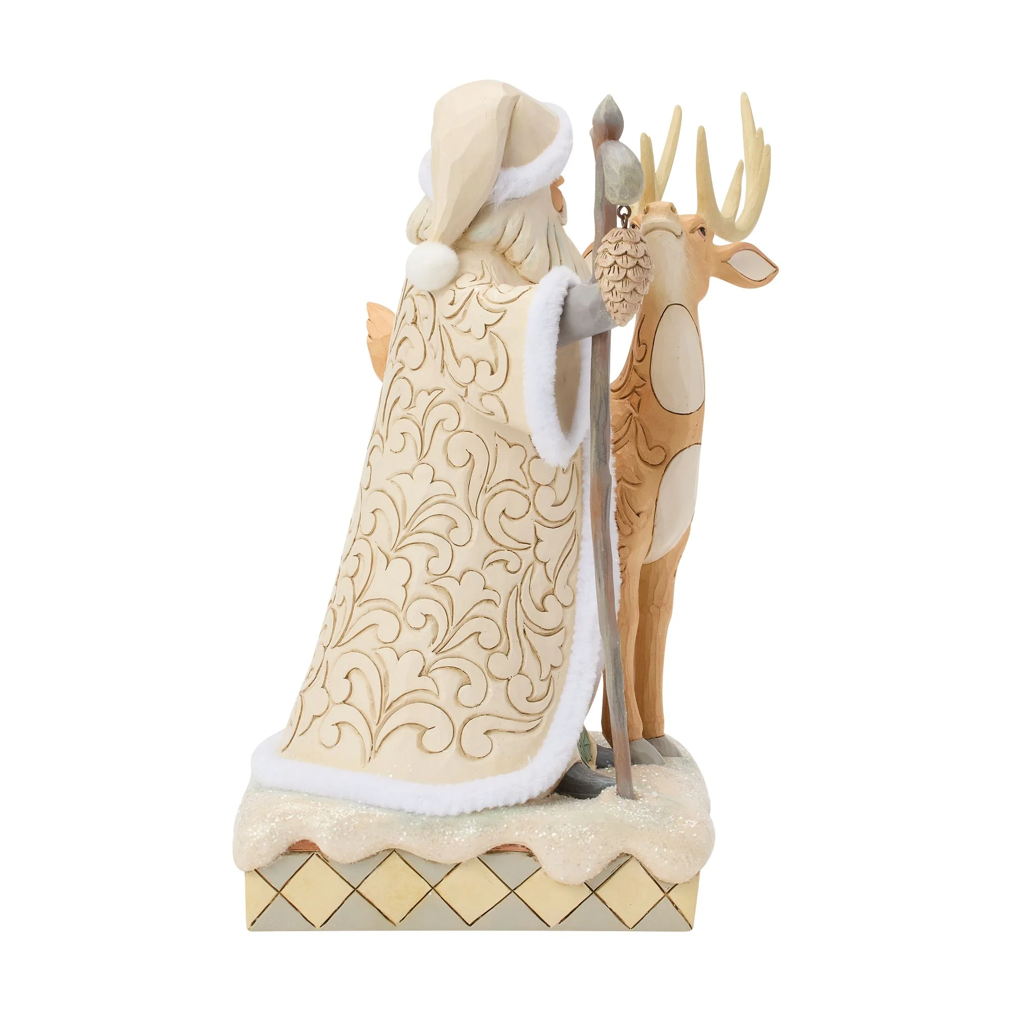 Wdlnd Santa with Buck Figurine - Image 5
