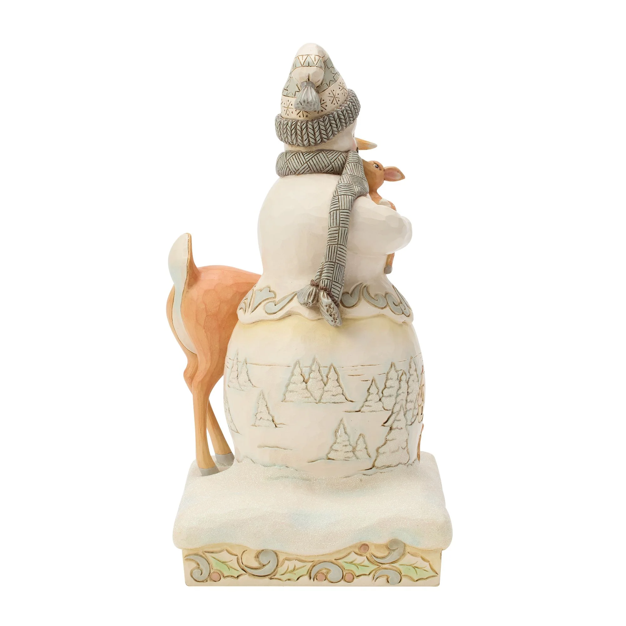 Wdlnd Snowman Holding a Fawn - Image 5