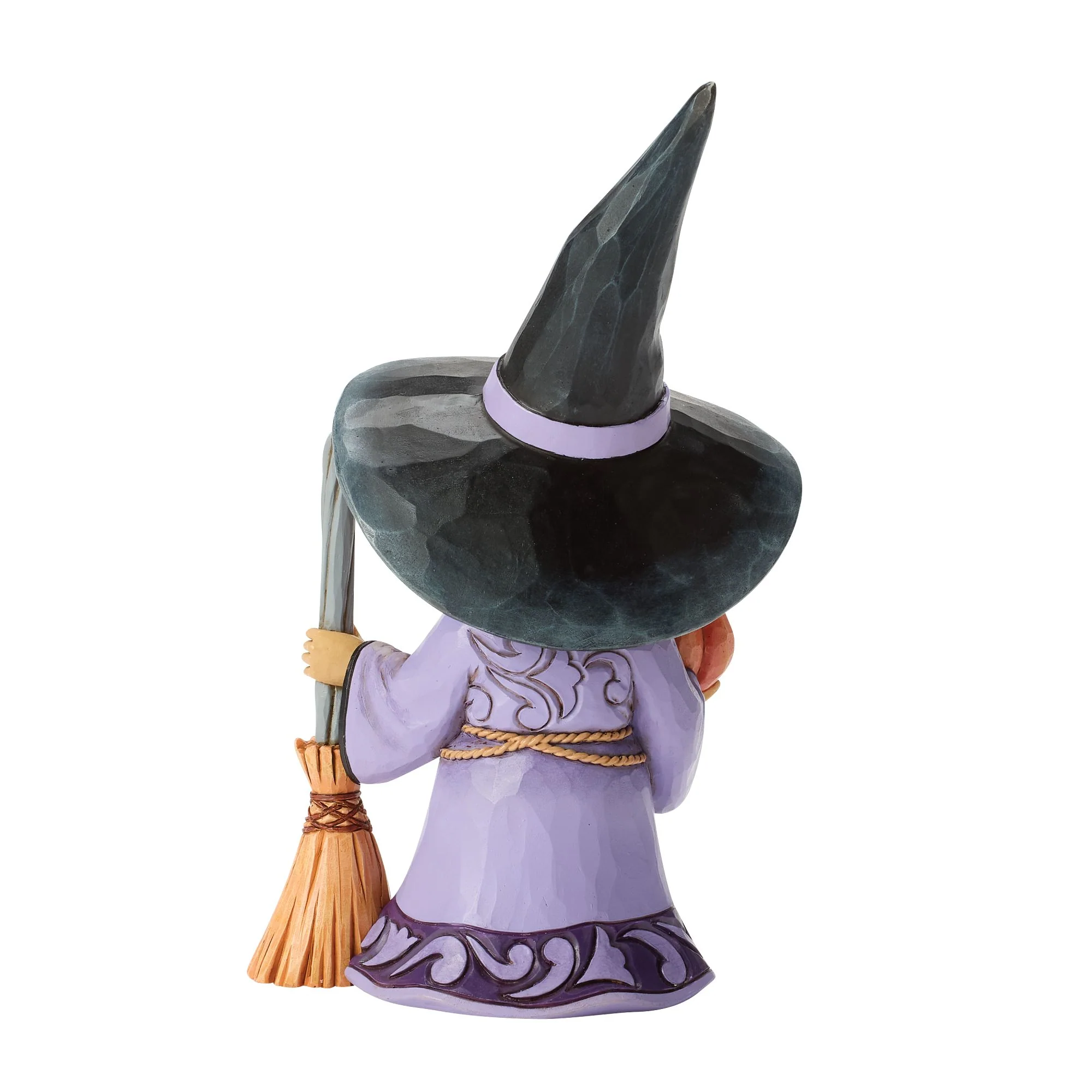Witch with Broom Figurine - Image 3