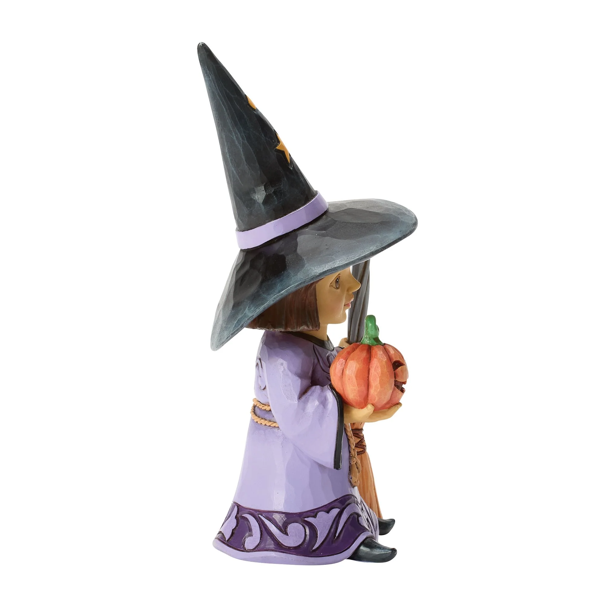 Witch with Broom Figurine - Image 5